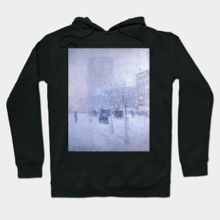 Late Afternoon, New York, Winter by Childe Hassam Hoodie